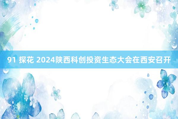 91 探花 2024陕西科创投资生态大会在西安召开